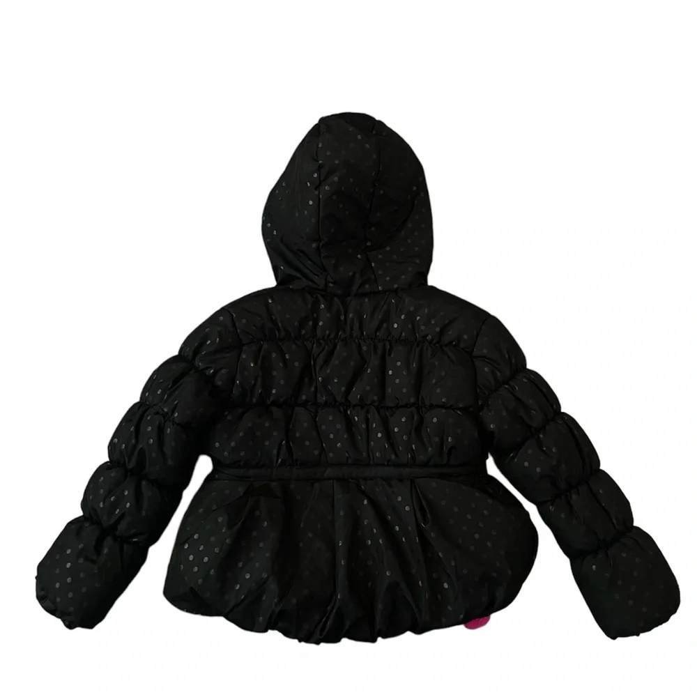 girls rothchilds pink and black puffer jacket. - Picture 3 of 5